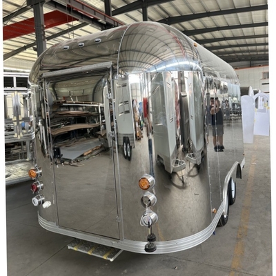2400-3000pcs/h Refrigerador de carrinho de alimentos de aço inoxidável completo para fast food ao ar livre