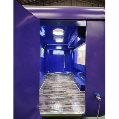2400-3000pcs/h Refrigerador de carrinho de alimentos de aço inoxidável completo para fast food ao ar livre