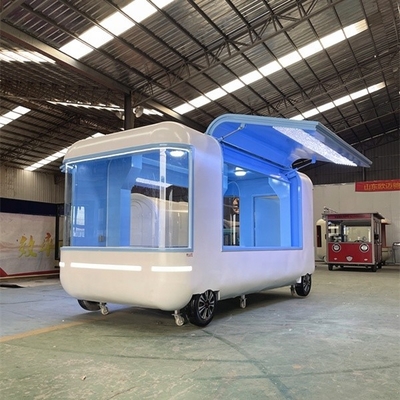 USA Standard 13ft Food Trailer com equipamento personalizado e planta de processamento de vegetais