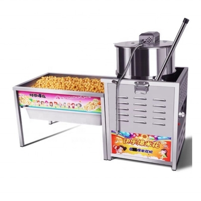 Garantia de 24 meses Máquina de pipoca de super desempenho para produção de lanches de açúcar de óleo de milho