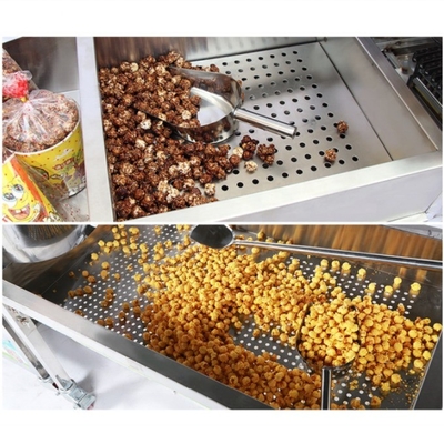 Garantia do comércio Máquina de pipoca de aço inoxidável para produção rápida e saborosa de lanches