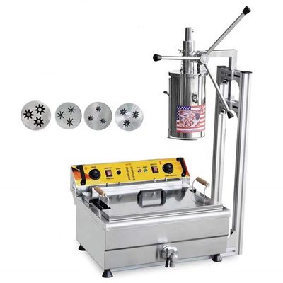 5 moldes Máquina Churros de aço inoxidável 1100*600*570mm