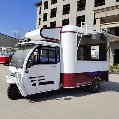 2023 Pedicab triciclo móvel elétrico multiuso de fast food com tecnologia avançada