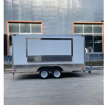 Caminhão de alimentos móvel com isolamento térmico e design de quatro rodas elétricas personalizado