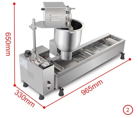 Máquina Glazer Donut totalmente automática Economiza mão-de-obra Boa reputação 8cm Tamanho do Donut