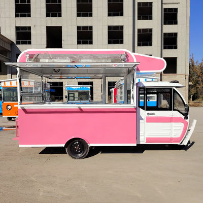 Triciclo multiuso móvel elétrico de fast food para óleo de cozinha a 40 km/h