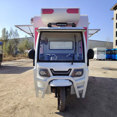 Triciclo multiuso móvel elétrico de fast food para óleo de cozinha a 40 km/h