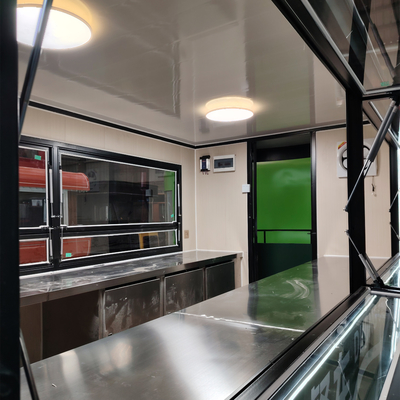 Equipamento de cozinha completo para catering móvel com bateria de 1000 kg