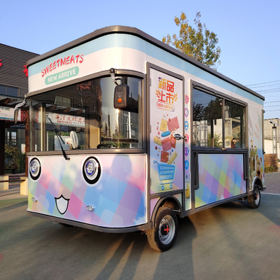 Trabalhos de construção Carrinho móvel eléctrico multifuncional para alimentação e lanches
