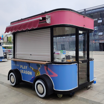3.0kw Elétrico Móvel Fast Food Snack Bebidas Sorvete Catering Trailer Caminhão Kiosque Carrinho