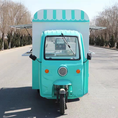 Triciclo móvel elétrico multiuso de fast food com 3 rodas de estrada 40km/h