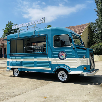 Refeições rápidas de uso múltipla Snack Catering Bebidas Café Caminhão Trailer Carrinho para fazendas 2023