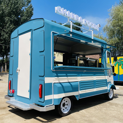 Refeições rápidas de uso múltipla Snack Catering Bebidas Café Caminhão Trailer Carrinho para fazendas 2023
