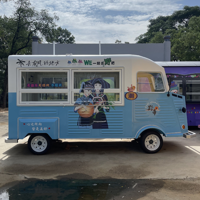 Vans elétricos móveis multiuso Fast Food Snack Catering Bebidas Café Caminhão de caminhão