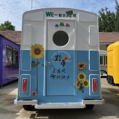 Vans elétricos móveis multiuso Fast Food Snack Catering Bebidas Café Caminhão de caminhão