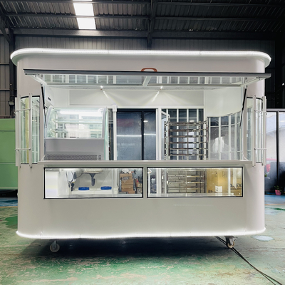 2023 Mobile Café Leite Chá Soja Leite Suco Fresco Vegetais Frutas Salada Carro Trolley