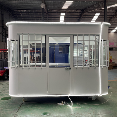 2023 Mobile Café Leite Chá Soja Leite Suco Fresco Vegetais Frutas Salada Carro Trolley