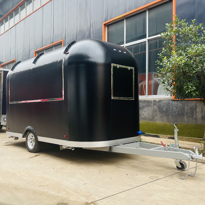 2023 Trailer móvel para lanches fast food bebidas sorvete café leite chá e durável
