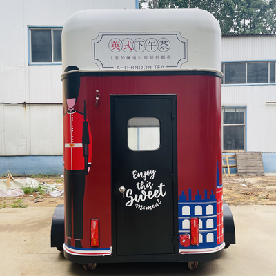 Após o Serviço Apoio On-line Açúcar personalizado Móvel Cerveja Reboque Ônibus Caminhão Carrinho de reboque