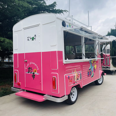 2023 Outlet Vans móveis elétricos multiuso para fast food lanches bebidas e café