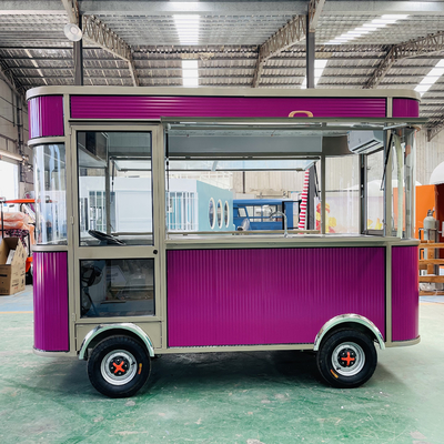 Caminhão Elétrico Móvel de Bebidas de Frango Fritado Combo Cola por Sorvete Leite Chá Alimentos