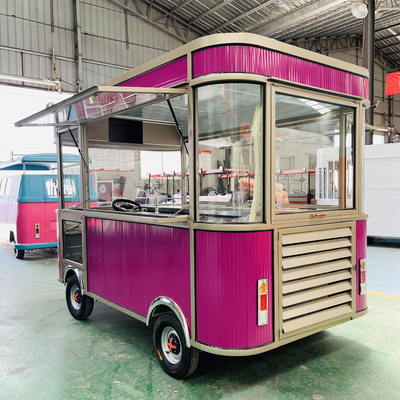 Caminhão Elétrico Móvel de Bebidas de Frango Fritado Combo Cola por Sorvete Leite Chá Alimentos