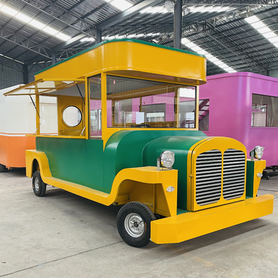 Automóvel elétrico personalizado Street Fast Food Snack Catering Van Truck Kiosco de reboque