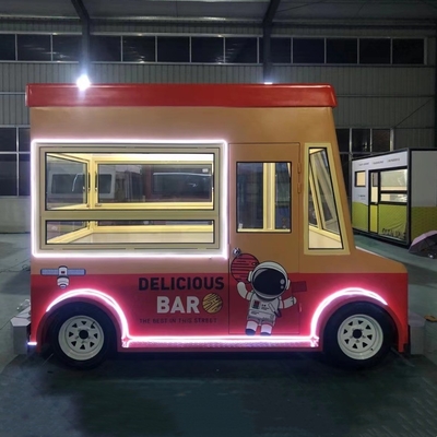 Caminhão Elétrico Móvel de Alimentos para Bebidas Frias, Sorvete e Distribuição de Alimentos