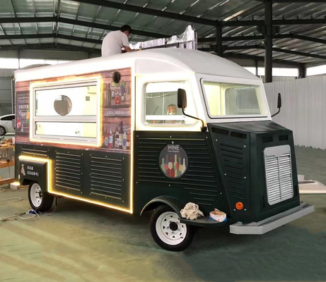 Snack Food 2023 Multipurpose Van Elétrico Móvel Fast Food Catering Bebidas Café Caminhão Trailer Carrinho
