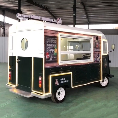 Snack Food 2023 Multipurpose Van Elétrico Móvel Fast Food Catering Bebidas Café Caminhão Trailer Carrinho