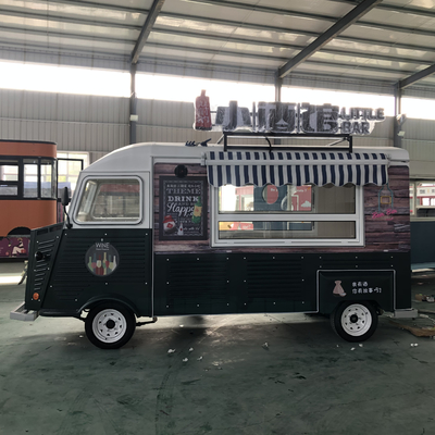 Snack Food 2023 Multipurpose Van Elétrico Móvel Fast Food Catering Bebidas Café Caminhão Trailer Carrinho