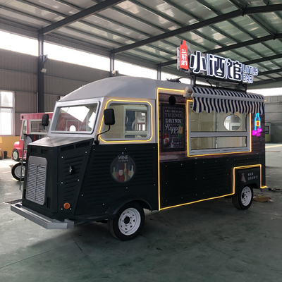 Snack Food 2023 Multipurpose Van Elétrico Móvel Fast Food Catering Bebidas Café Caminhão Trailer Carrinho