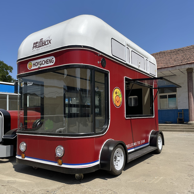 Embalagem móvel de salada de frutas bebida café leite chá cerveja gelado carro para o mercado