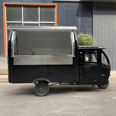 Montagem opcional Equipamento interno Triciclo elétrico para fast food e bebidas
