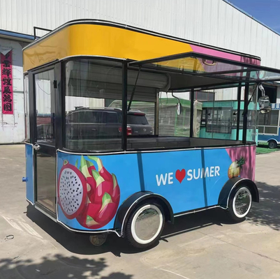 4 Rodas Elétricas Vans Móveis de Catering de Snacks e Bebidas