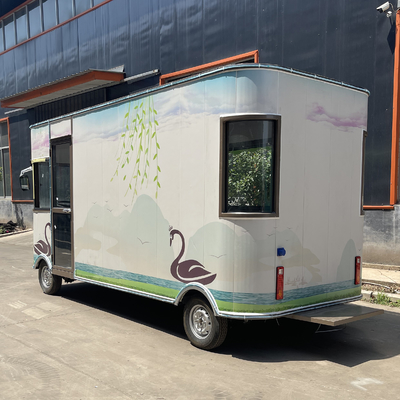 Eletricidade móvel Commodity Retail Flores Planta Bonsai Loja Caminhão Trailer para Vinícola