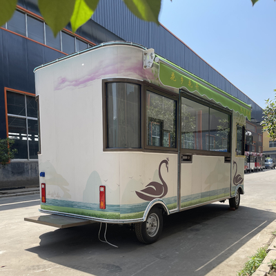 Eletricidade móvel Commodity Retail Flores Planta Bonsai Loja Caminhão Trailer para Vinícola