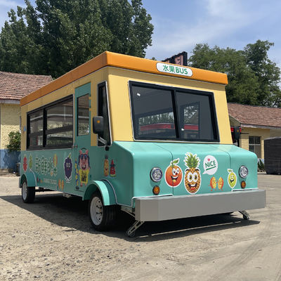 Caminhão de catering multiuso alimentado por bateria para doces frutas, nozes e vegetais