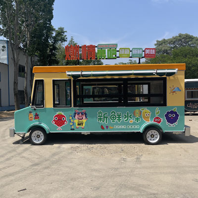 Caminhão de catering multiuso alimentado por bateria para doces frutas, nozes e vegetais