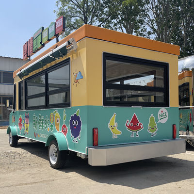 Caminhão de catering multiuso alimentado por bateria para doces frutas, nozes e vegetais