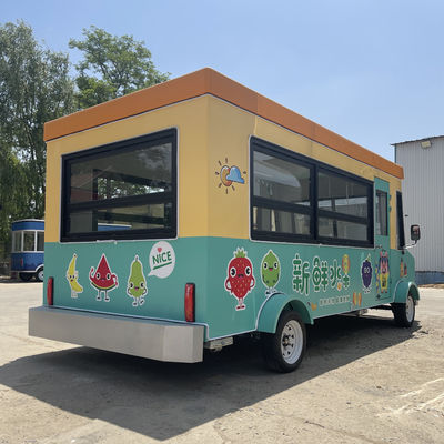 Caminhão de catering multiuso alimentado por bateria para doces frutas, nozes e vegetais