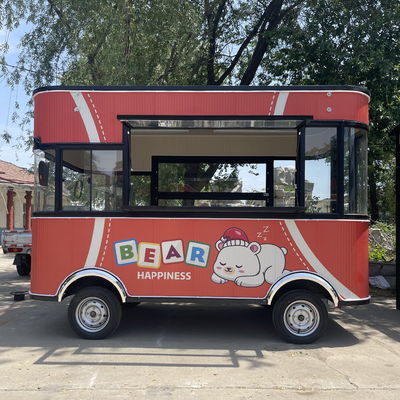 Habilidades manuais Frango frito móvel Coca-Cola Bebidas Alimentos Snack Truck Boutique Cart