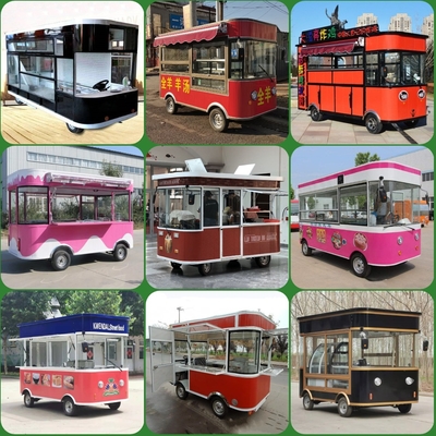 Habilidades manuais Frango frito móvel Coca-Cola Bebidas Alimentos Snack Truck Boutique Cart