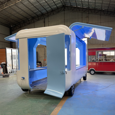 Carrinho de compras de lanches móveis e elétricos multifuncionais