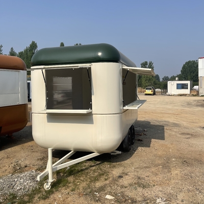 Trailers de reboque de alimentos com velocidade de 40 km/h Trailers móveis de concessão totalmente equipados