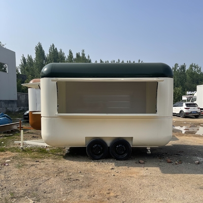 Trailers de reboque de alimentos com velocidade de 40 km/h Trailers móveis de concessão totalmente equipados