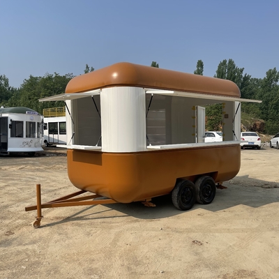 Trailers de reboque de alimentos com velocidade de 40 km/h Trailers móveis de concessão totalmente equipados