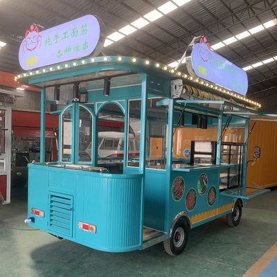 Bebidas Bebidas Café Leite Chá Carrinho de lanches móveis elétricos com pneu de vácuo