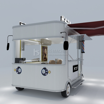 Eletricidade móvel de corte de cabelo salão barbeiro loja estilo design van caminhão carro de reboque 2023 Outlet