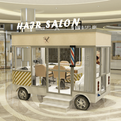 2023 Electric Mobile Haircut Salon Barber Shop Style Design Van Truck Trailer Cart
